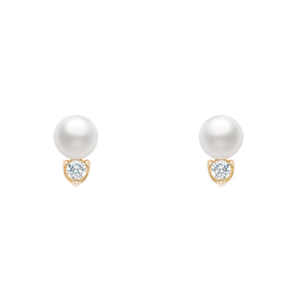 Unike Brincos Pearls Golden UK.BR.1204.0152