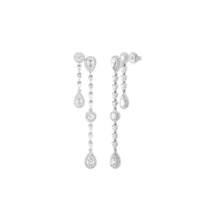 Brincos Unike Party Shiny Drop Silver UK.BR.1206.0039