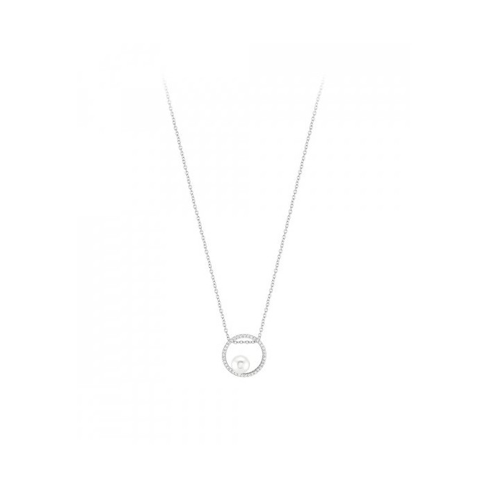 COLAR UNIKE GLOW PEARLS CIRCLE