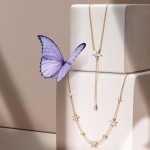 Unike Colar Matchy Navete Flower UK.CL.1204.0314