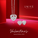 COLAR UNIKE SOLITAIRE HEART SILVER UK.CL.1204.0324