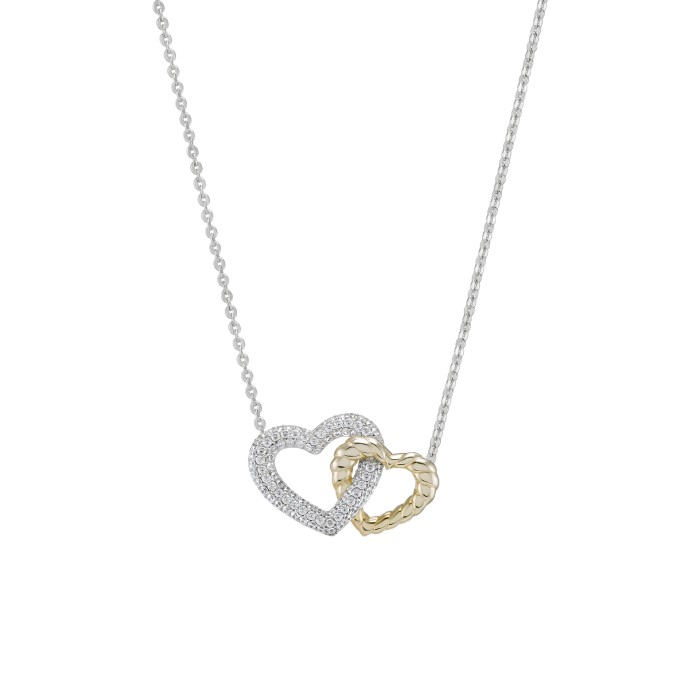 Colar Unike Classy Bold Heart UK.CL.1205.0055