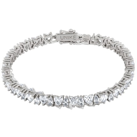 Unike Pulseira Party Tennis Multi Hearts UK.PU.1206.0008