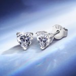 Unike Brincos Classy Heart Solitaire UK.TN.1202.0004