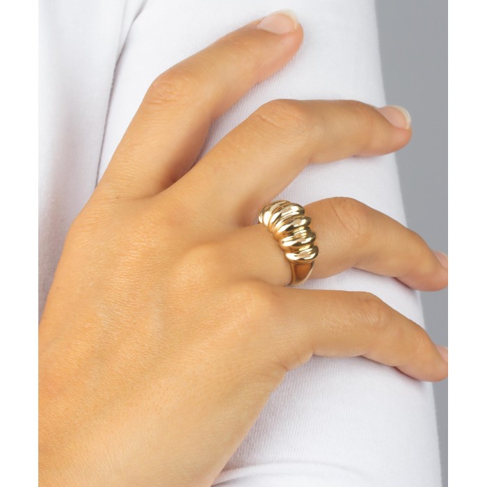 ANEL BRONZE VIDAL E VIDAL BANHO 18KT