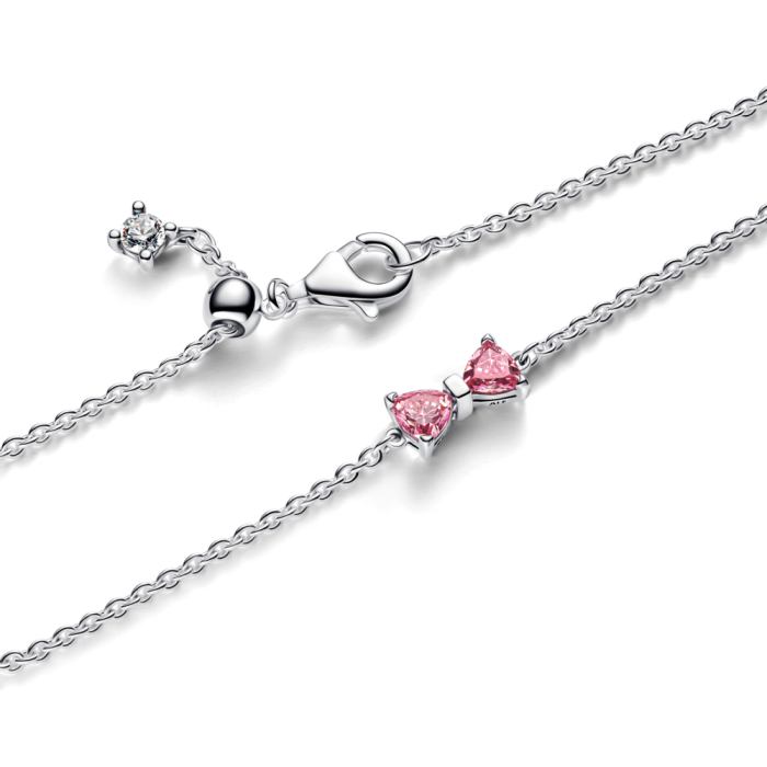 Pulseira de corrente Laço rosa 594234C01