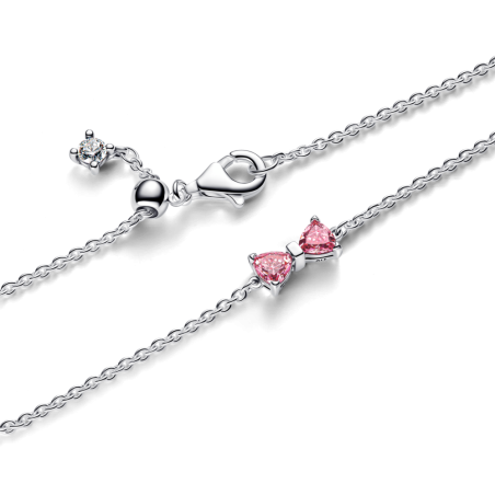 Pulseira de corrente Laço rosa 594234C01
