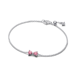 Pulseira de corrente Laço rosa 594234C01
