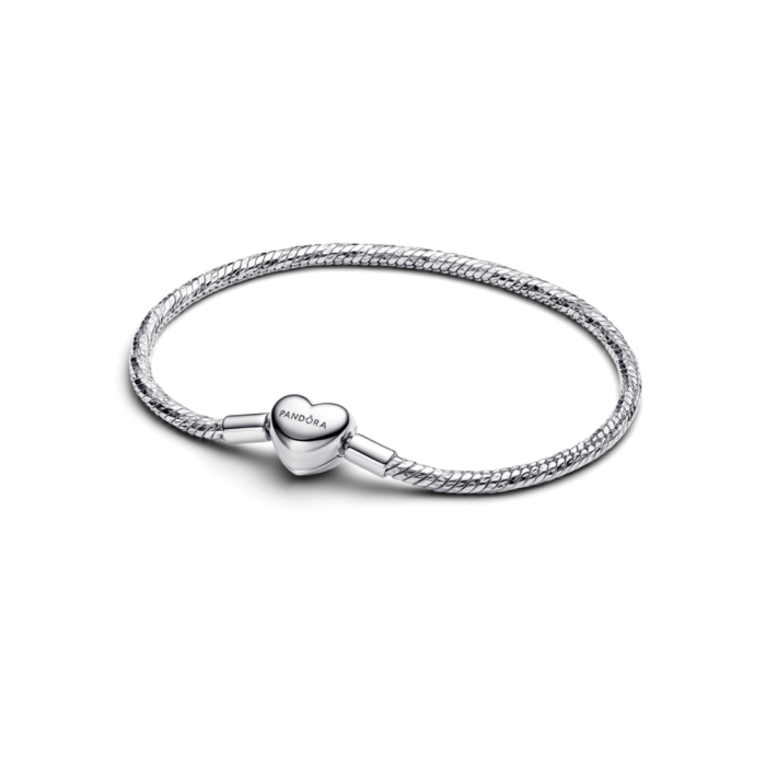 Pulseira Malha Snake Fecho coração 594236C00
