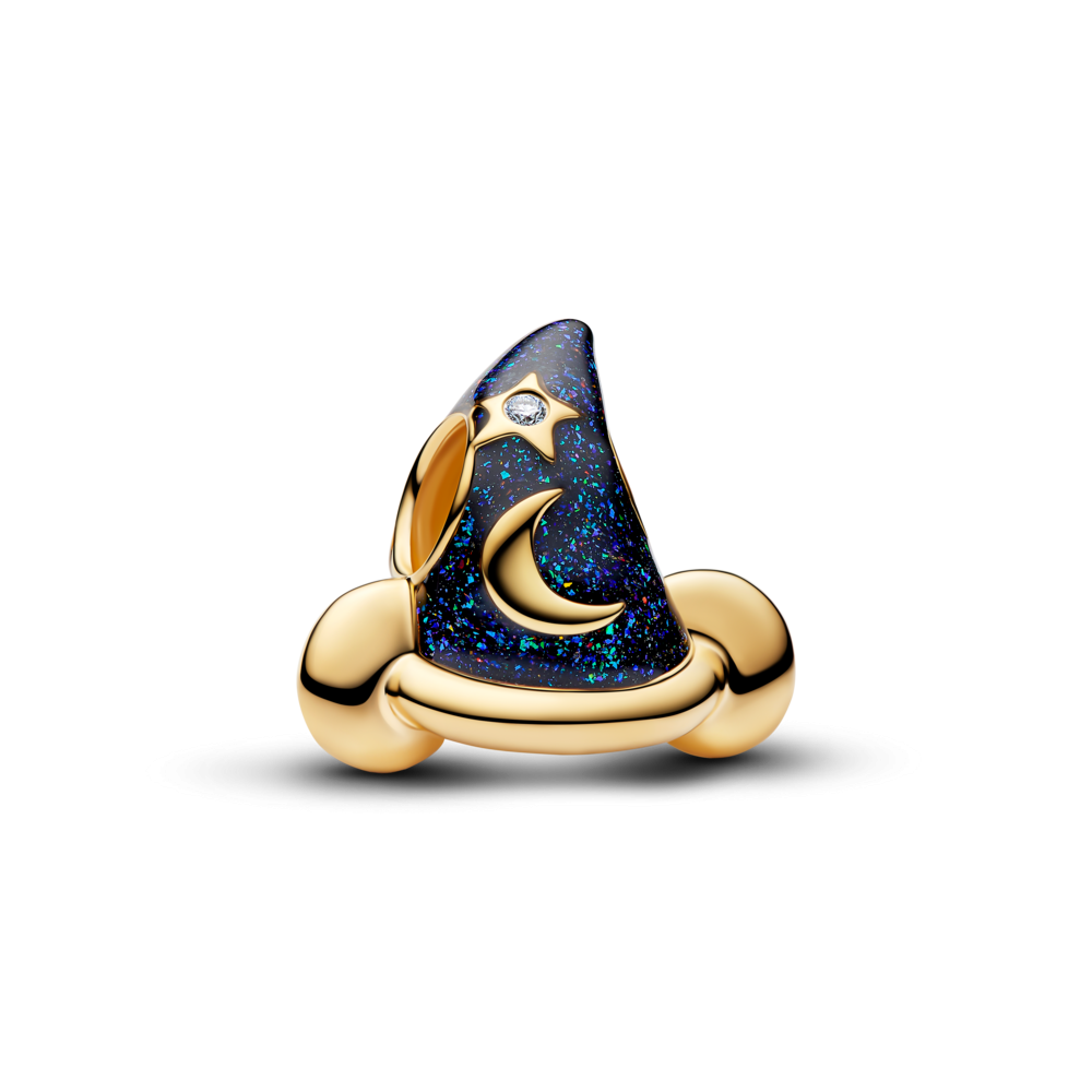 Conta Disney Chapéu Mágico do Mickey revestimento ouro 14kt