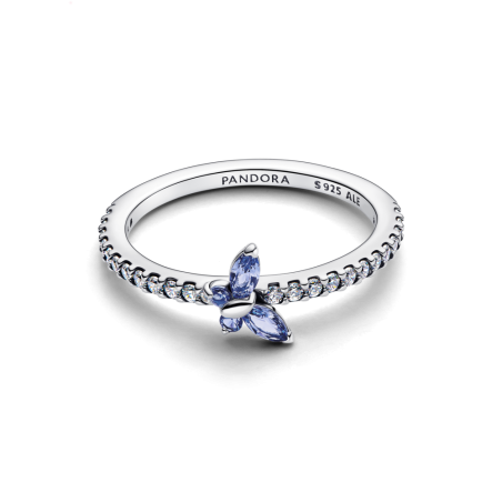 Anel Borboleta Azul brilhante 194269C01