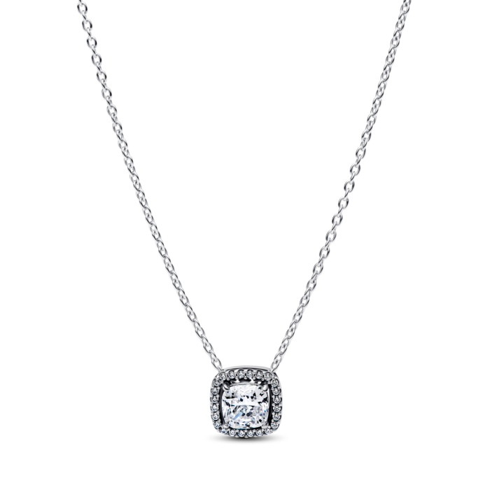 Colar Halo em prata 393560C02-45