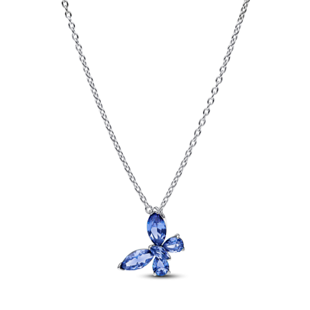 colar com pendente Borboleta azul 394232C01-45