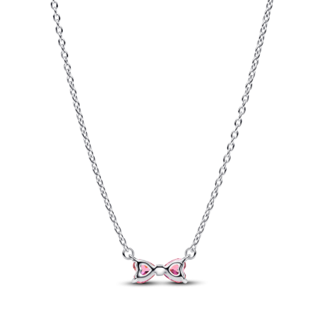 colar com pendente Laço Rosa 394235C01-45