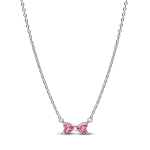 colar com pendente Laço Rosa 394235C01-45