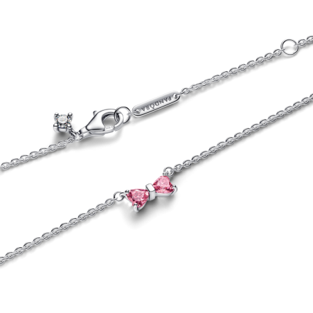 colar com pendente Laço Rosa 394235C01-45