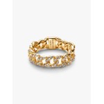 Anel Pandora cuban chain revestimento 14kt 163557C01