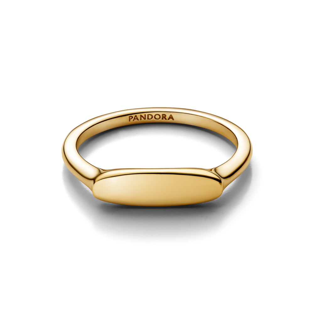 Engravable 14KT GOLD PLATED RING