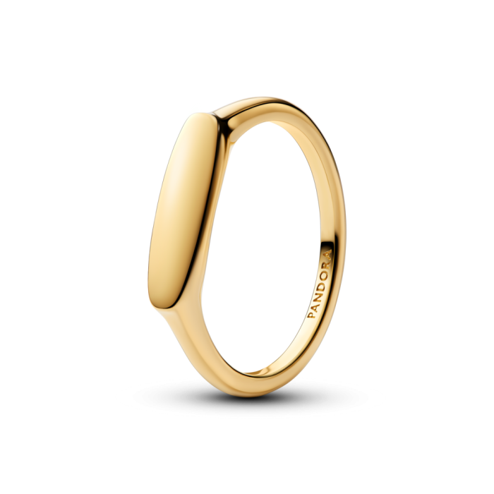 Engravable 14KT GOLD PLATED RING