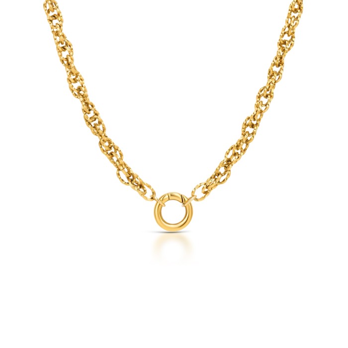 Colar One Energy Master Union Double Gold OJNMG04