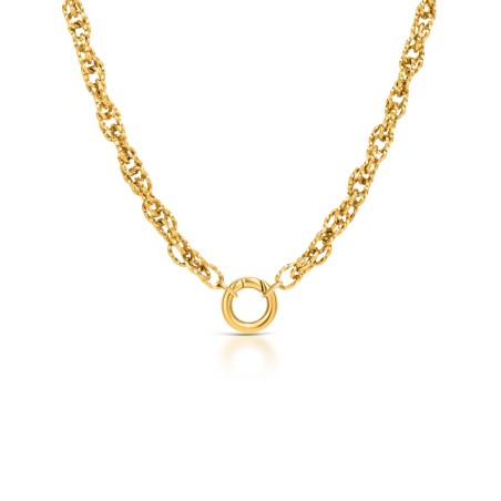 Colar One Energy Master Union Double Gold OJNMG04