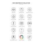 Smartwatch One Mini Gold Links OSW0025GL52D