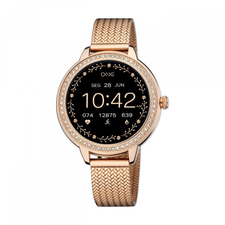 Smartwatch One Mini Spark Rose Gold Mesh OSW9810RM51L
