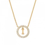 COLAR UNIKE LETTER IN CIRCLE I UK.CL.1204.0297