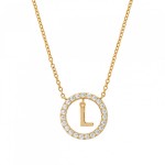 COLAR UNIKE LETTER IN CIRCLE L UK.CL.1204.0299
