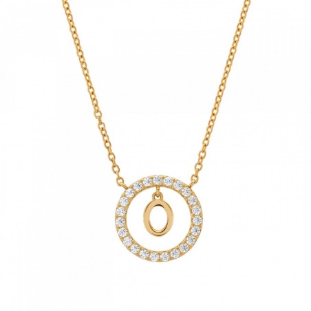 COLAR UNIKE LETTER IN CIRCLE O UK.CL.1204.0302