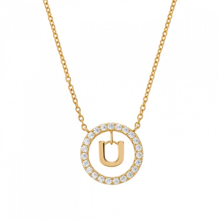 COLAR UNIKE LETTER IN CIRCLE U UK.CL.1204.0308