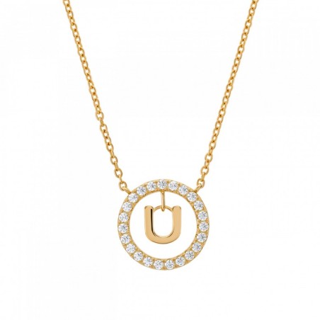 COLAR UNIKE LETTER IN CIRCLE U UK.CL.1204.0308