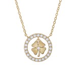 COLAR UNIKE MEANINGFUL CLOVER GOLD UK.CL.1204.0347