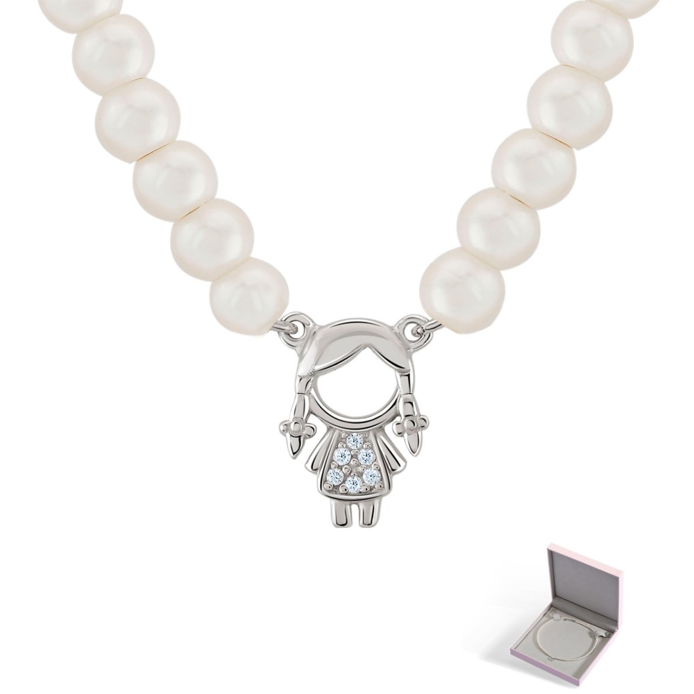 COLAR UNIKE PEARLS GIRL UK.CL.1110.0034