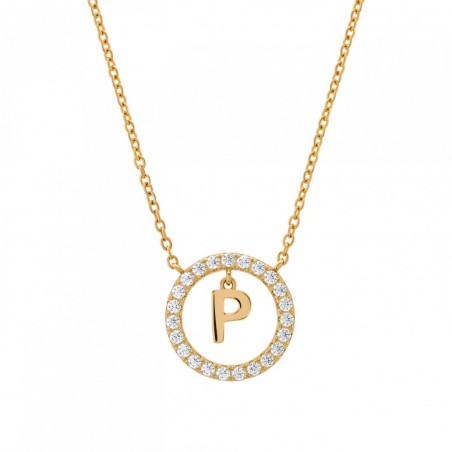 COLAR UNIKE LETTER IN CIRCLE P UK.CL.1204.0303