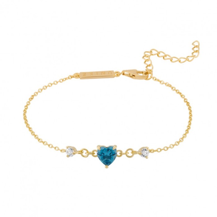 PULSEIRA UNIKE BLUE HEART GOLD