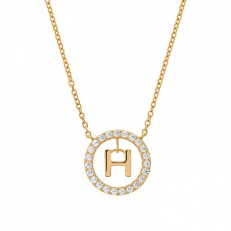 COLAR UNIKE LETTER IN CIRCLE H UK.CL.1204.0296