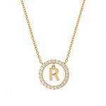 COLAR UNIKE LETTER IN CIRCLE R UK.CL.1204.0305