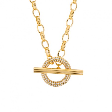 COLAR UNIKE TRAVINCA CHAIN GOLD UK.CL.1204.0366