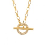 COLAR UNIKE TRAVINCA CHAIN GOLD UK.CL.1204.0366