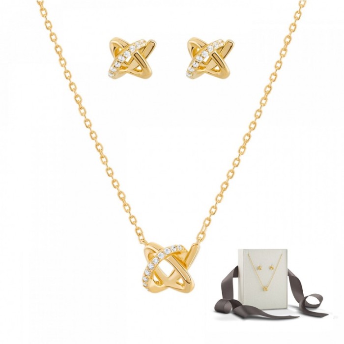 PACK UNIKE CLASSY & CHIC KNOT DOURADO UK.PK.1204.0021