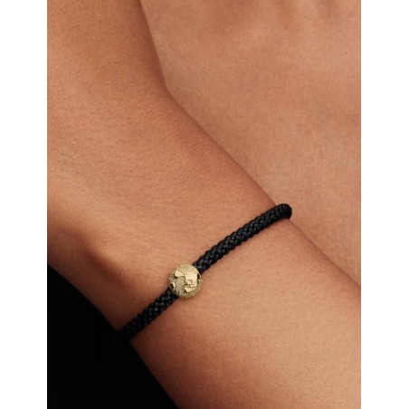 Mini Conta Globo Texturada Revestimento de ouro 14k 764529C00