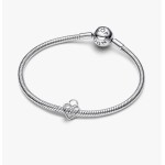 Heart padlock sterling silver charm 794358C00