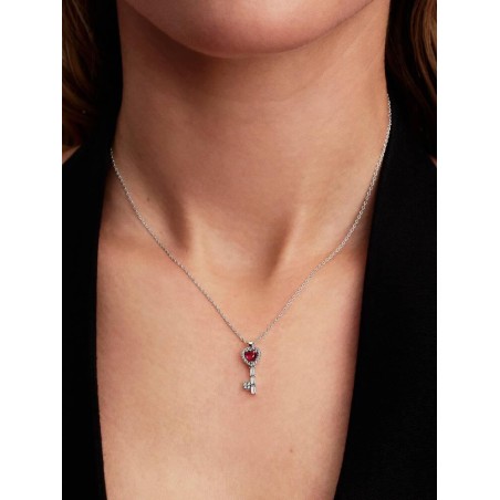 Gargantilha Chave Coração Elevado 394392C01-45