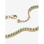 Pulseira de Ténis Verde Brilhante