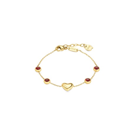 Pulseira One Senhora Red Spark Gold OJRDB01G