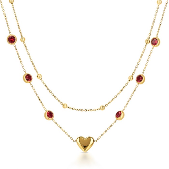 Set Colares One Senhora Red Spark OJSET19G