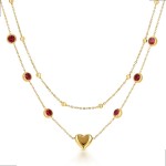 Set Colares One Senhora Red Spark OJSET19G