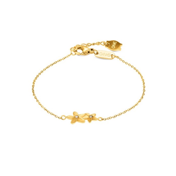 Pulseira One Senhora Fleur Gold OJPFB03G