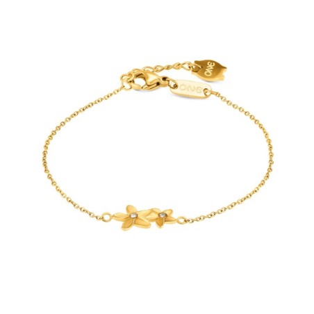 Pulseira One Senhora Fleur Gold OJPFB03G